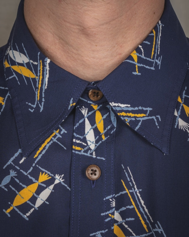 パイク・ブラザーズ 1948 サーフシャツ カホオラウェ ブルー