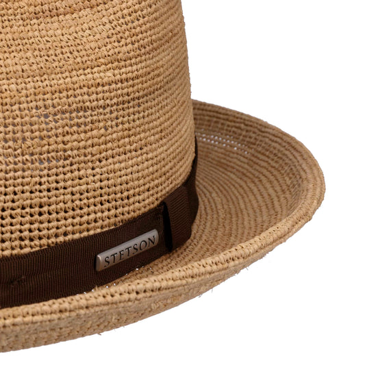 STETSON - Fedora Raffia Crochet