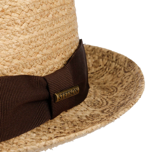 STETSON - Raphia Printed Brim Player