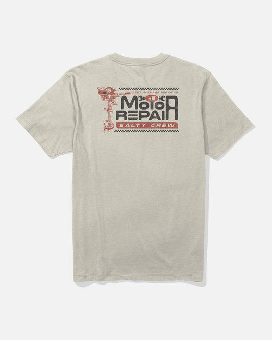 SALTY CREW - Motor Repair Ss Tee - Moonbeam