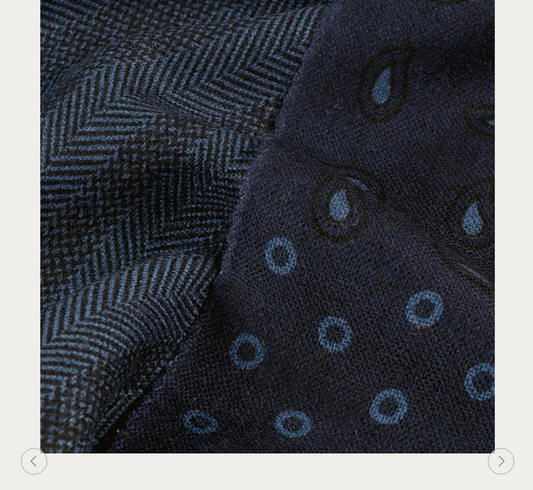 STETSON - Écharpe Herringbone Dots