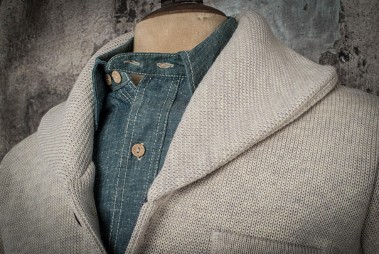 FLEURS DE BAGNE CARDIGAN L'ENFANT DU MALHEUR naturel