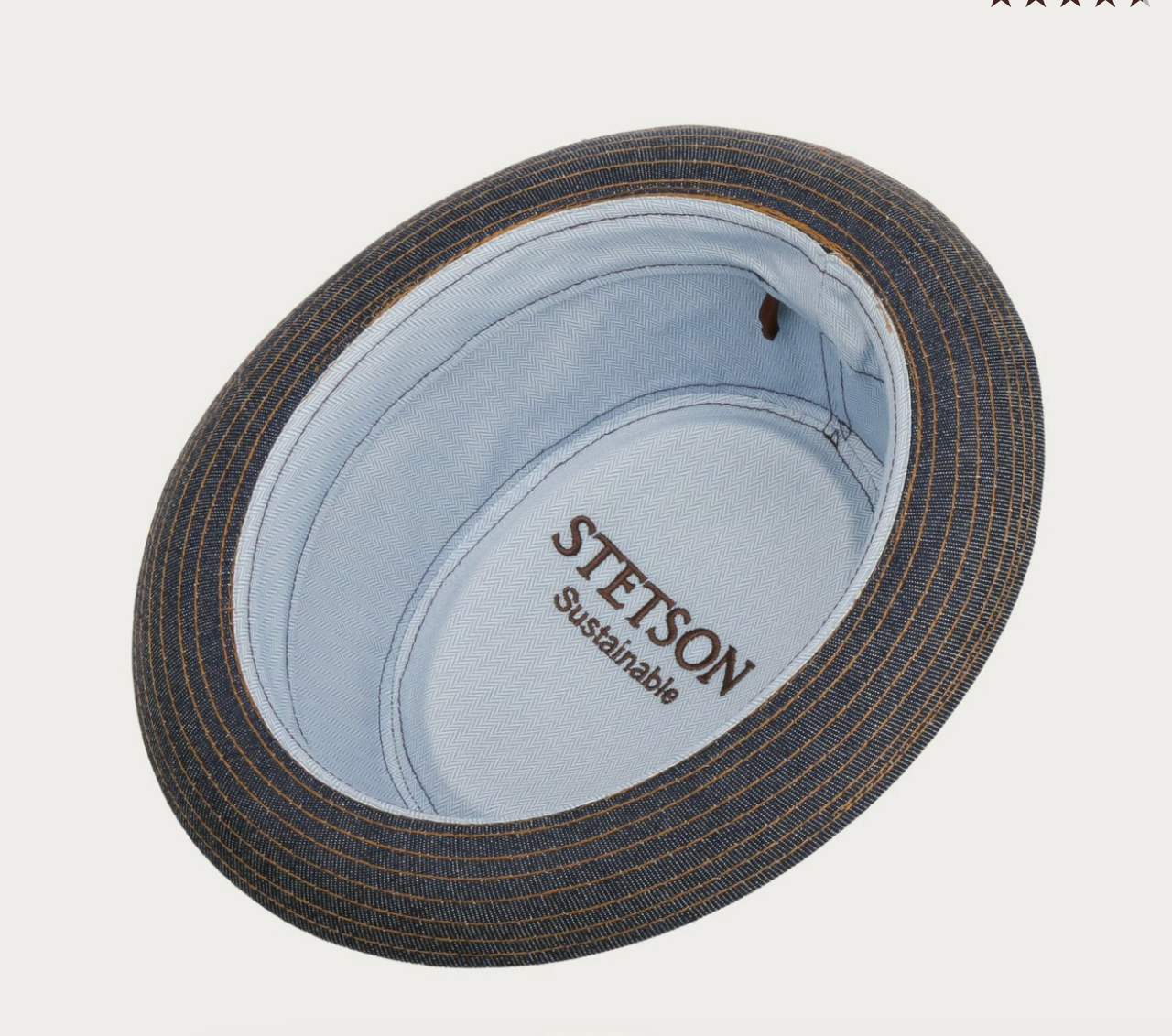 STETSON - Pork Pie Denim Sustainable
