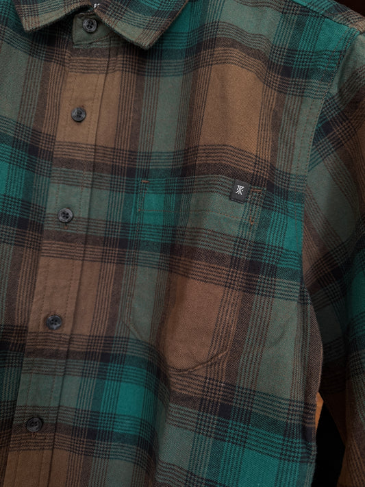 ROARK - Crossroads Flannel mushroom