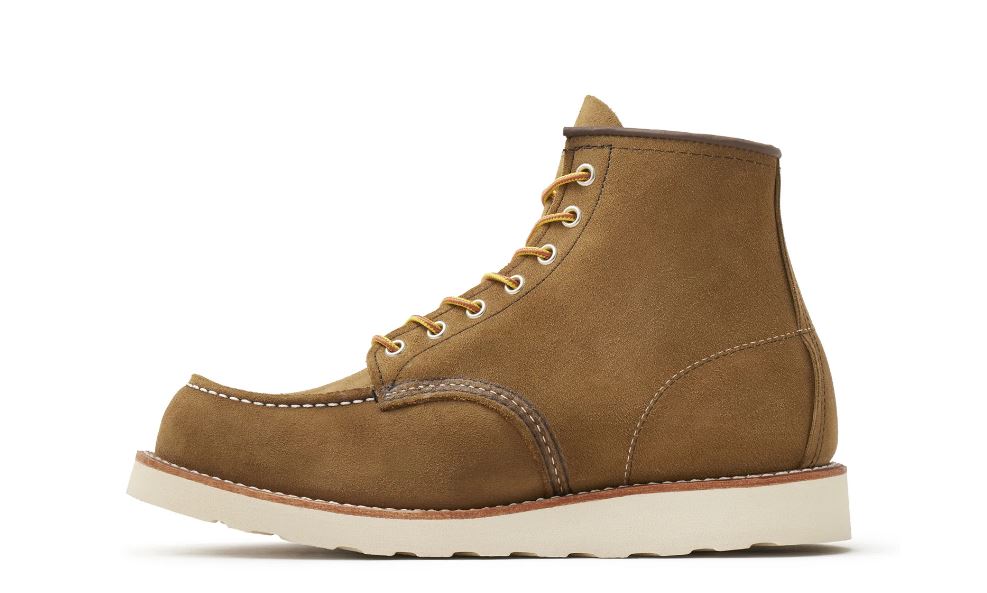 RED WING SHOES - 8881 6'' Classic Moc Toe Olive Mohave