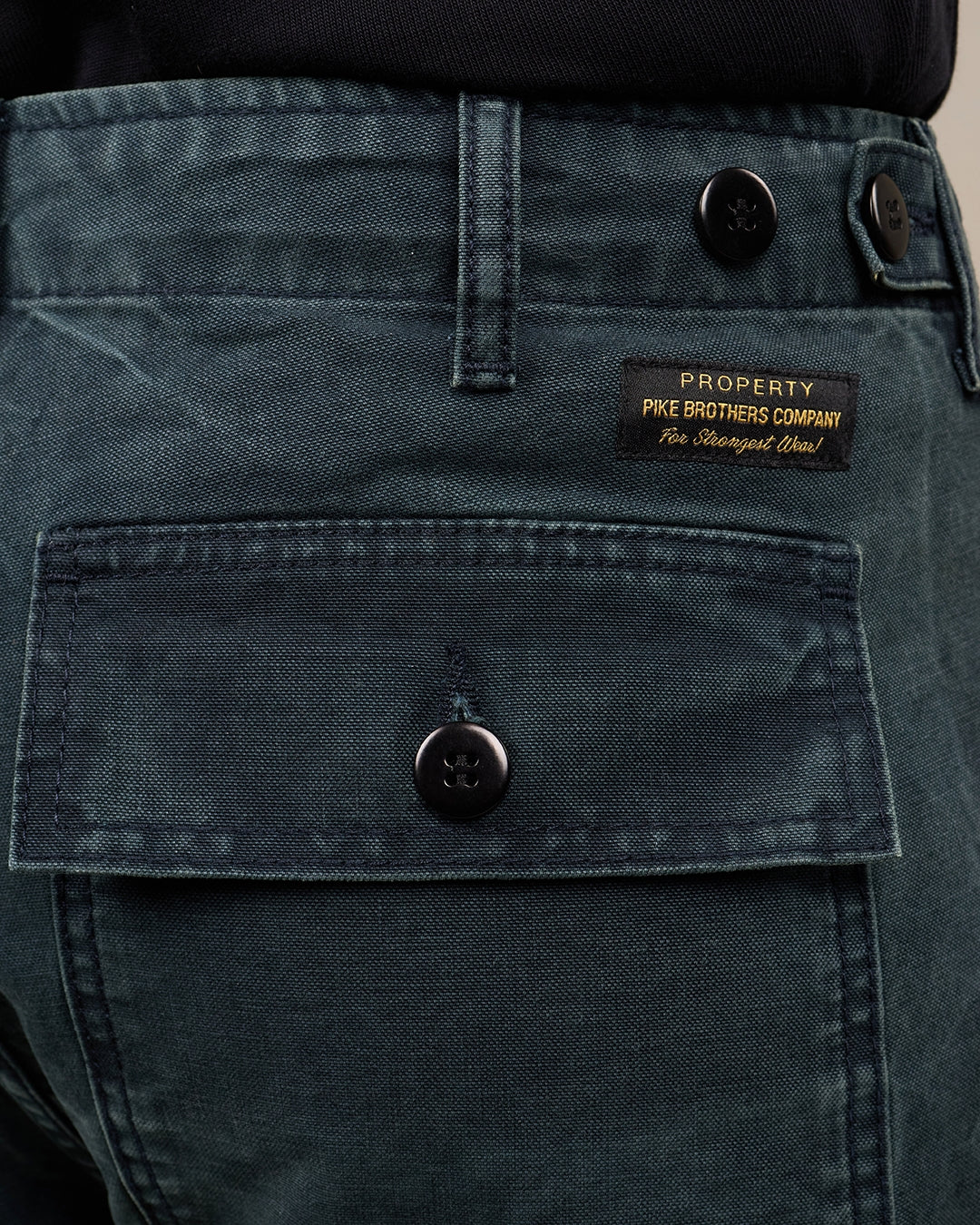 PIKE BROTHERS - 1962 OG-107 Pant Grease Black