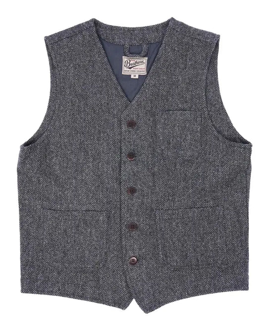 PIKE BROTHERS 1937 ROAMER VEST DUNDEE GREY