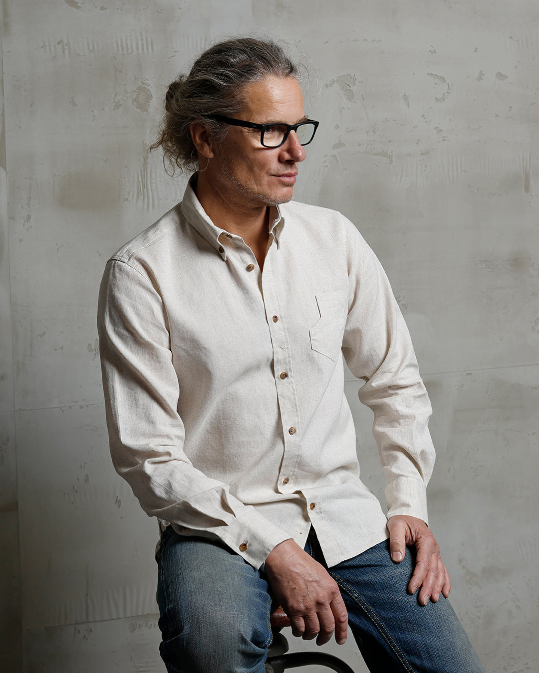 PIKE BROTHERS - 1932 Surveyor Shirt Natural White