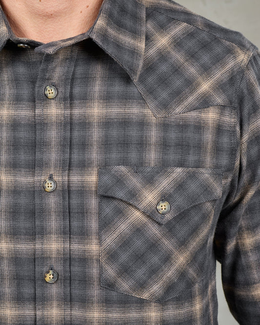 PIKE BROTHERS- 1952 Rider Shirt Saddle Blue
