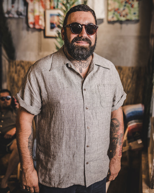 PIKE BROTHERS 1947 ALBERT SHIRT SHERKIN GREY