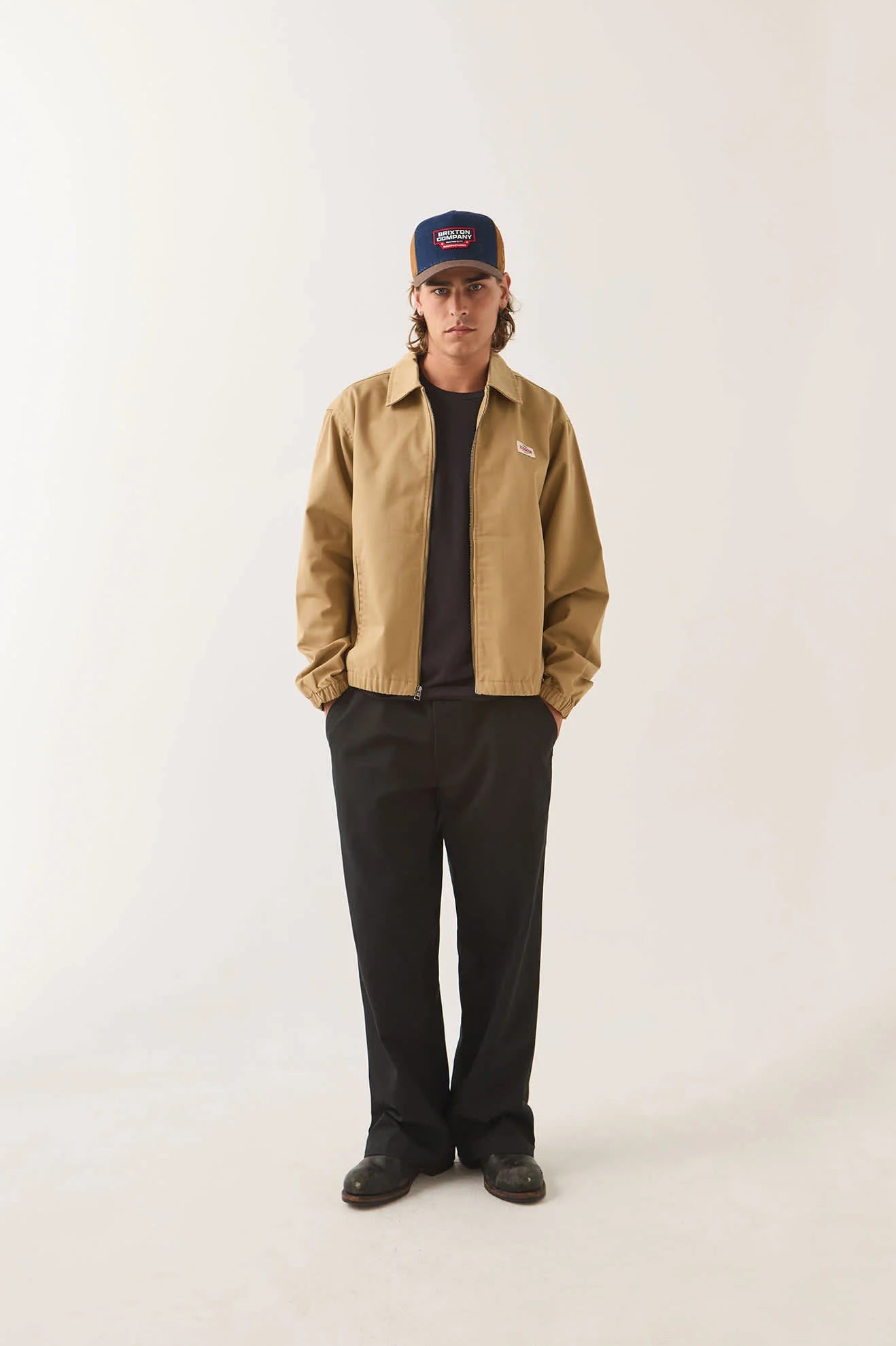 BRIXTON - Trademark Lightweight Garage Zip Jacket