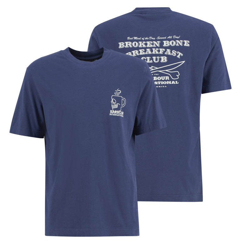 Barbour - STAITHES GRAPHIC T-SHIRT oceana