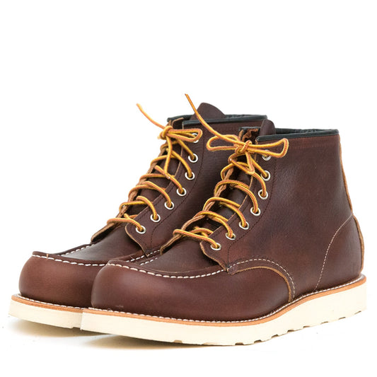 RED WING SHOES - 8138 6" Classic Moc Toe Briar Oil Slick