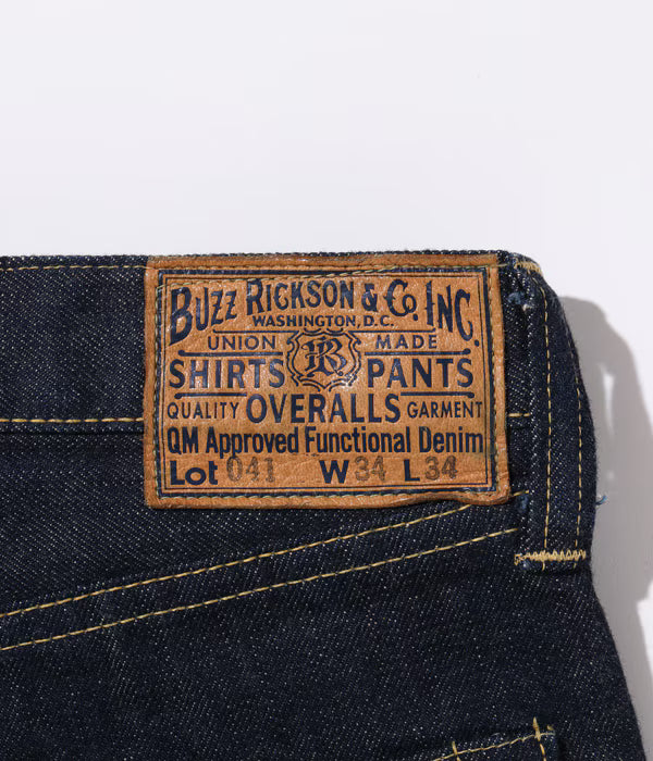 BUZZ RICKSON - WORLD WAR II WAIST OVERALLS selvege
