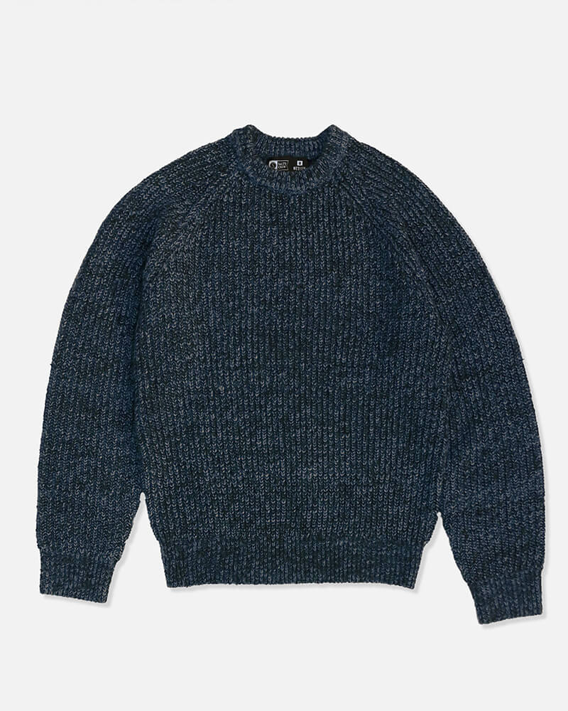 SALTY CREW - Harbor Fishermans Knit - Midnight Navy