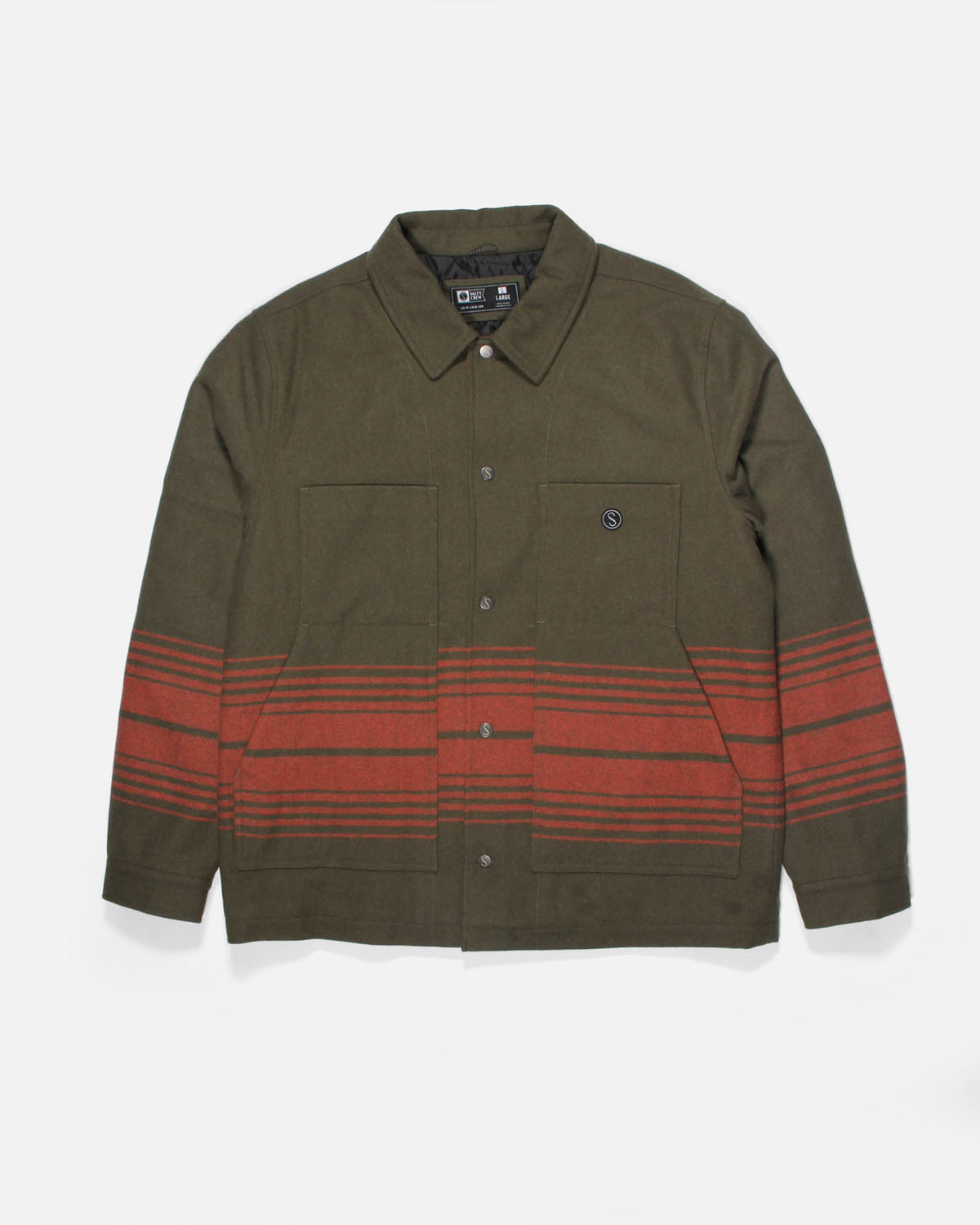 SALTY CREW - Trawl Overshirt - Dusty Olive