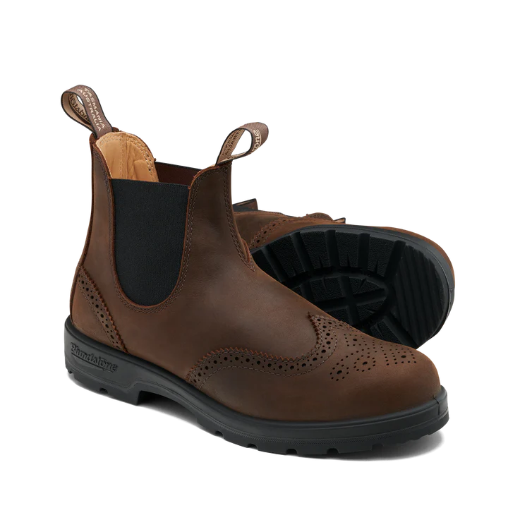 BLUNDSTONE - #2444  Chelsea Boots - Antique Brown