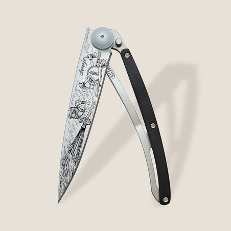 DEEJO 37G,TITANE EBENE POMPIER