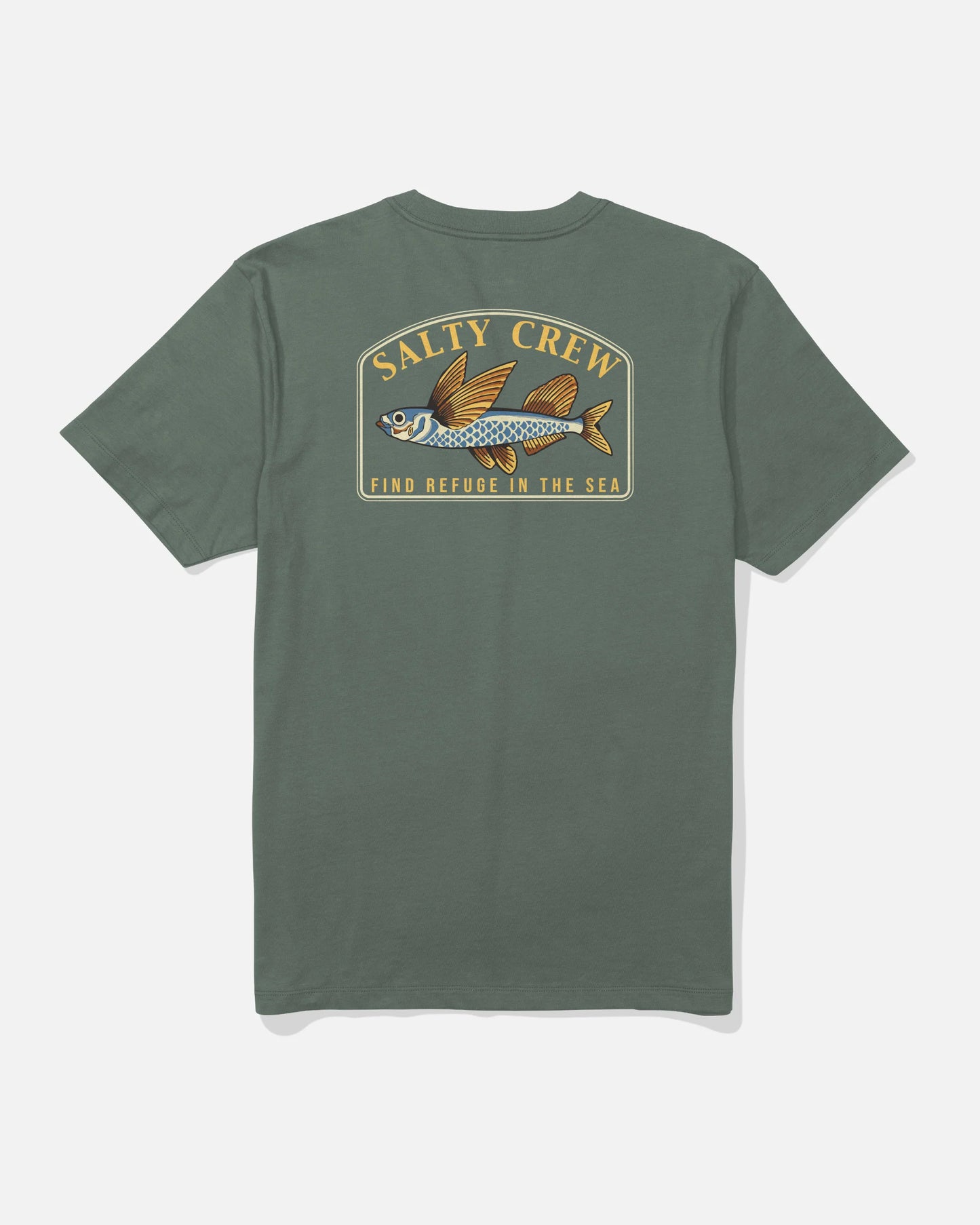 SALTY CREW - Fly Home Ss Tee  Laurel Wreath