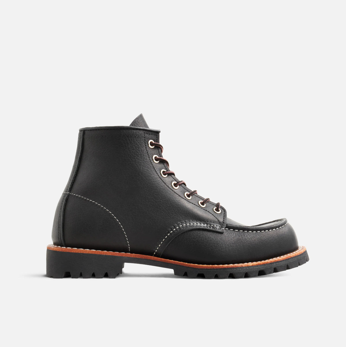 RED WING SHOES - 2949 Roughneck Moc Toe Black Oil Slick