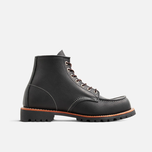 RED WING SHOES - 2949 Roughneck Moc Toe Black Oil Slick