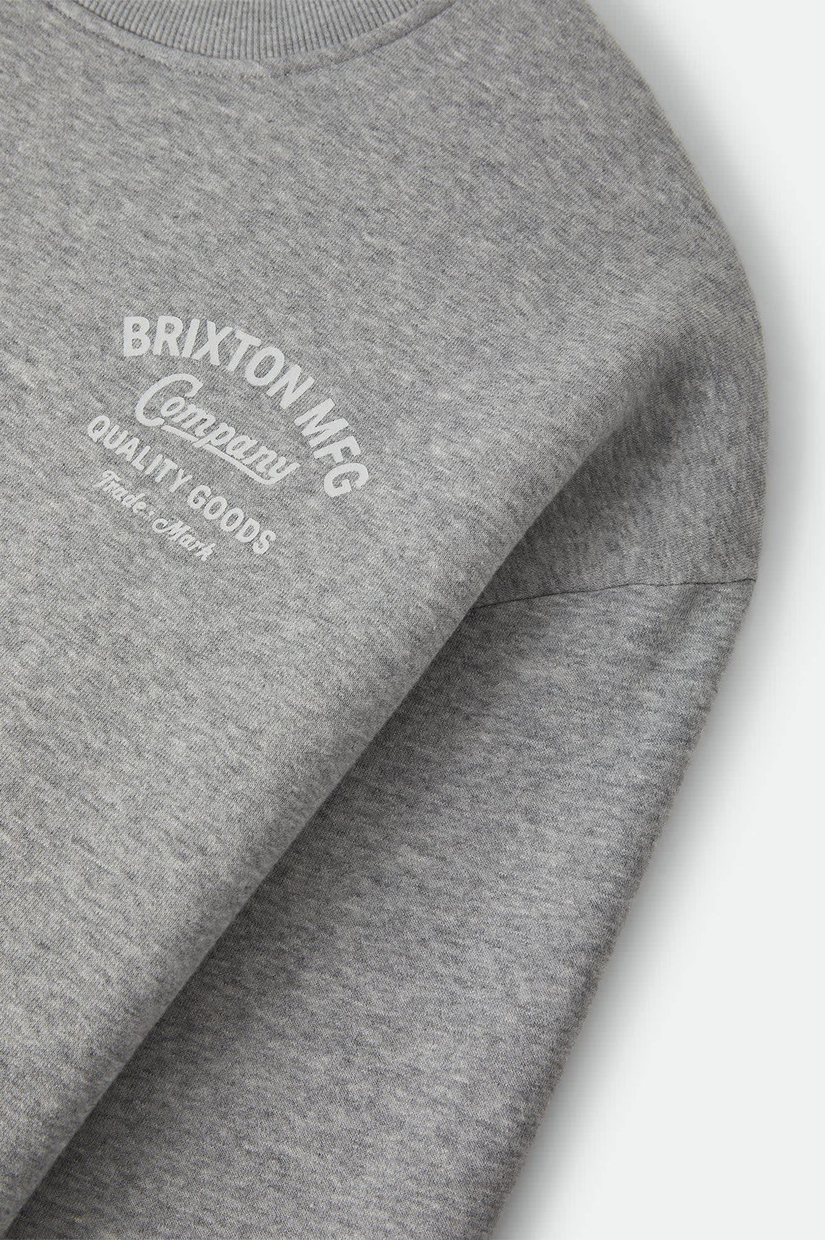 BRIXTON - Straton Crew grey