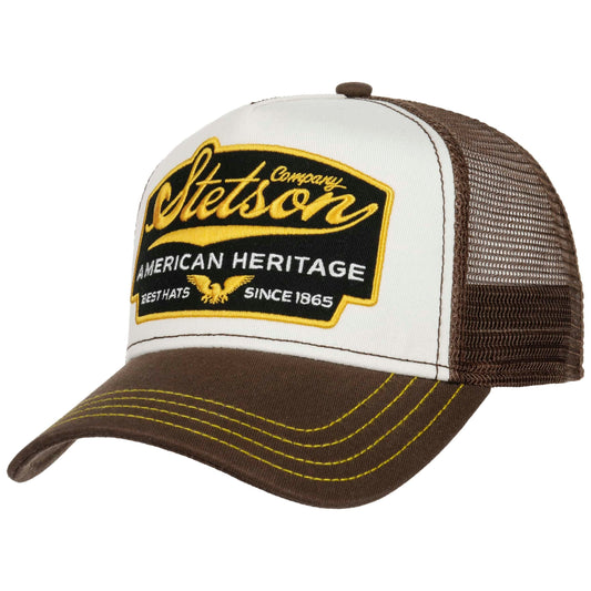 STETSON - Trucker Cap American Heritage BROWN