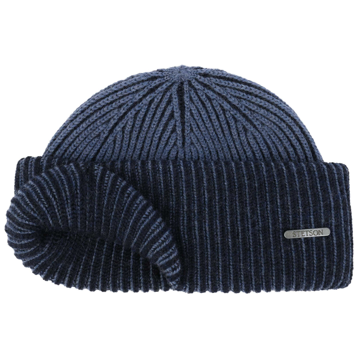 STETSON - Beanie Merino Wool blue