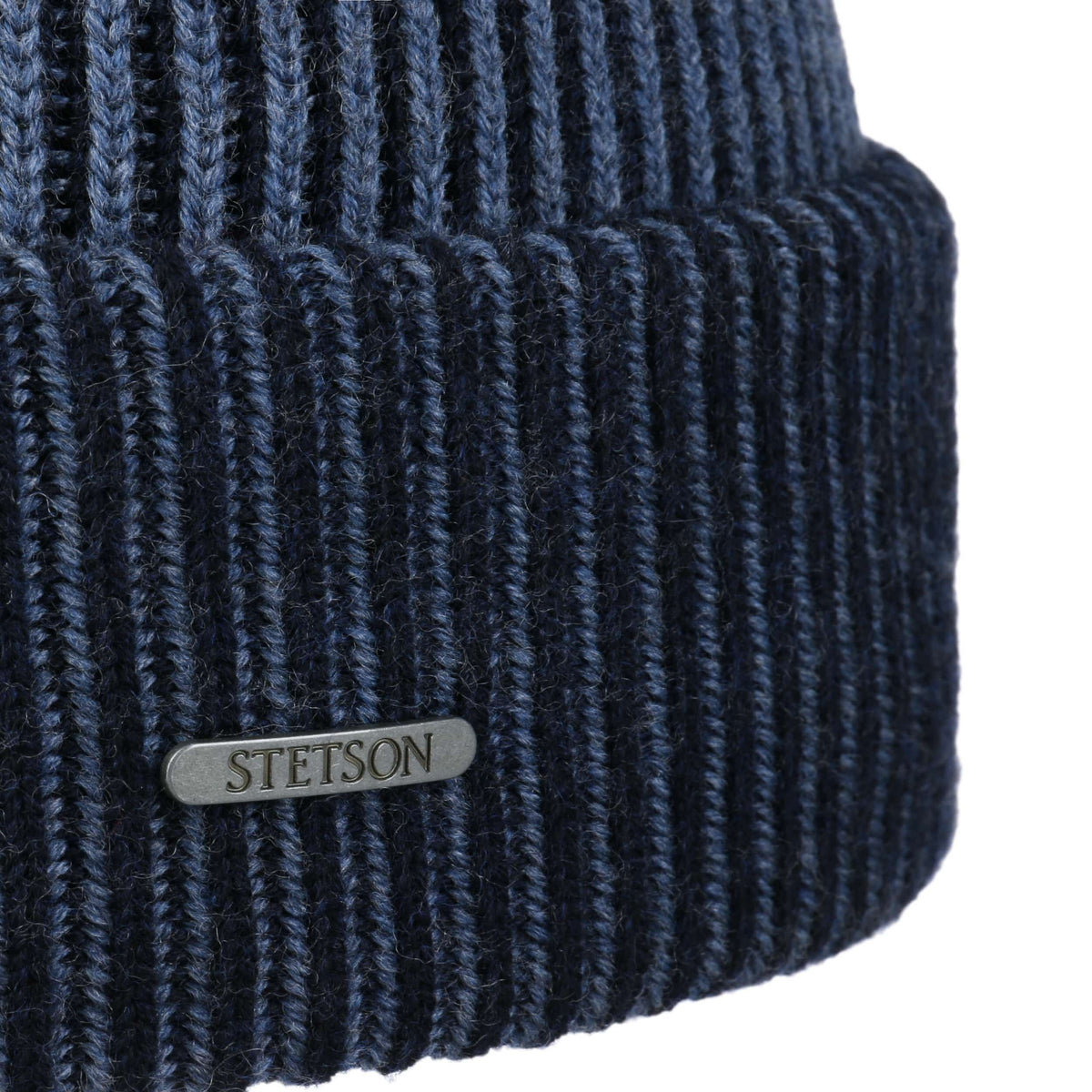 STETSON - Beanie Merino Wool blue