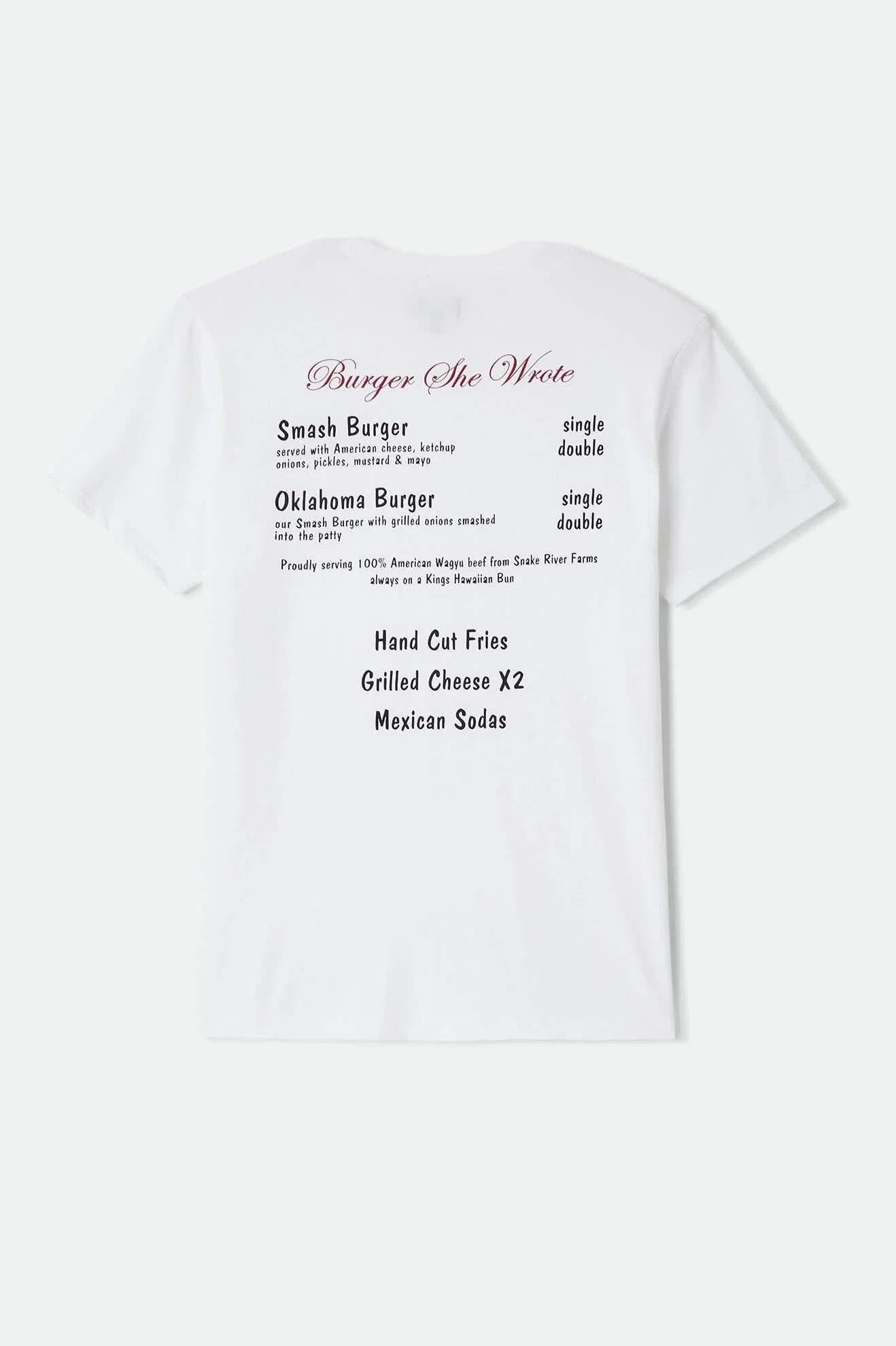 BRIXTON - Burger She Wrote Pocket T-Shirt