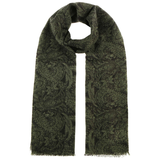 STETSON - Écharpe en Laine Twotone Paisley Mix