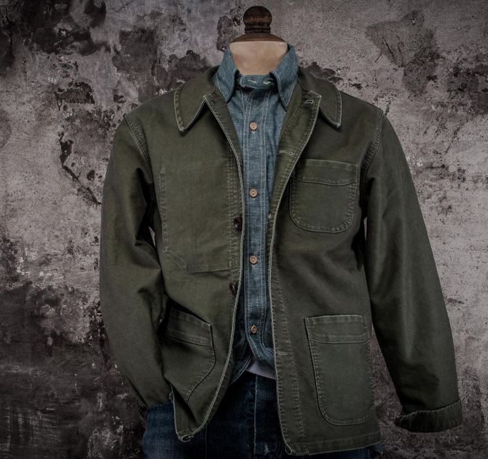 FLEURS DE BAGNE LA VESTE "LE BOURGERON MOLESKINE"