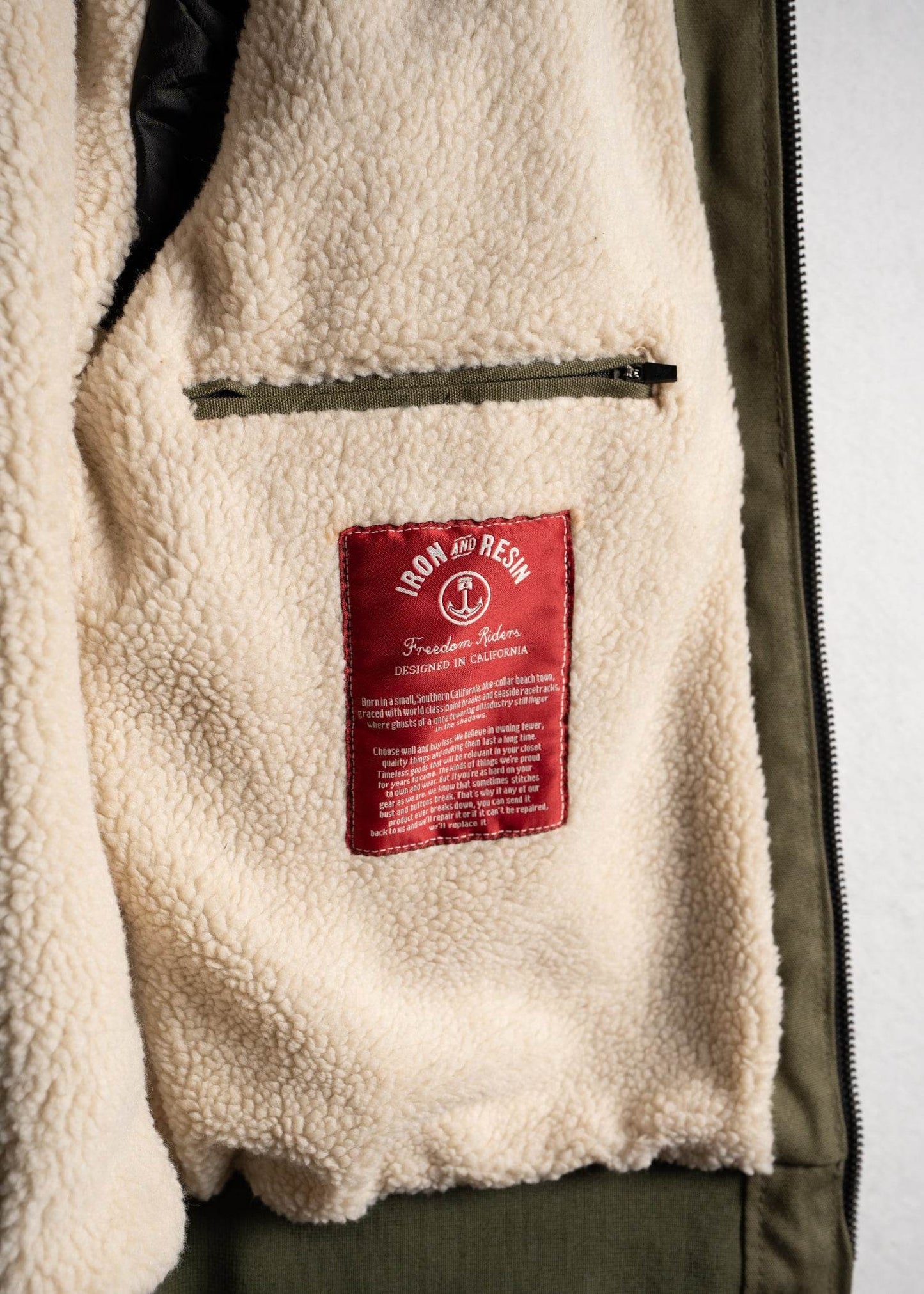 IRON AND RESIN - BUNKER CANVAS HOODIE