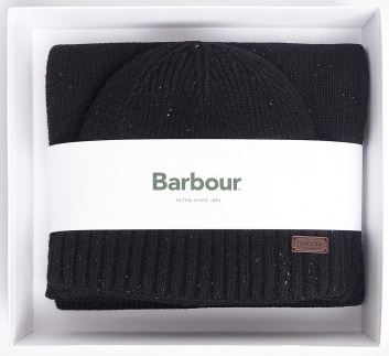 BARBOUR PACK CADEAU BONNET & ECHARPE
