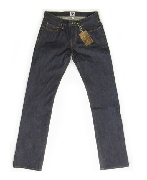 TELLASON JOHN GRAHAM MELLOR SLIM STRAIGHT SELVEDGE JEANS 16.5 OZ