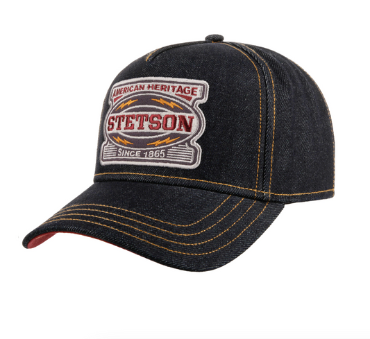 STETSON - Trucker Cap Lightning Denim