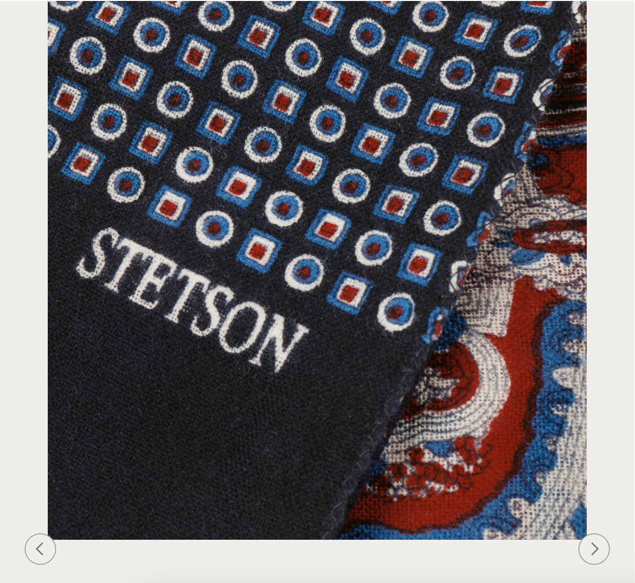 STETSON - Écharpe en Laine Four Colours Paisley