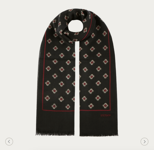 STETSON - Écharpe en Laine Ellingham Flowers