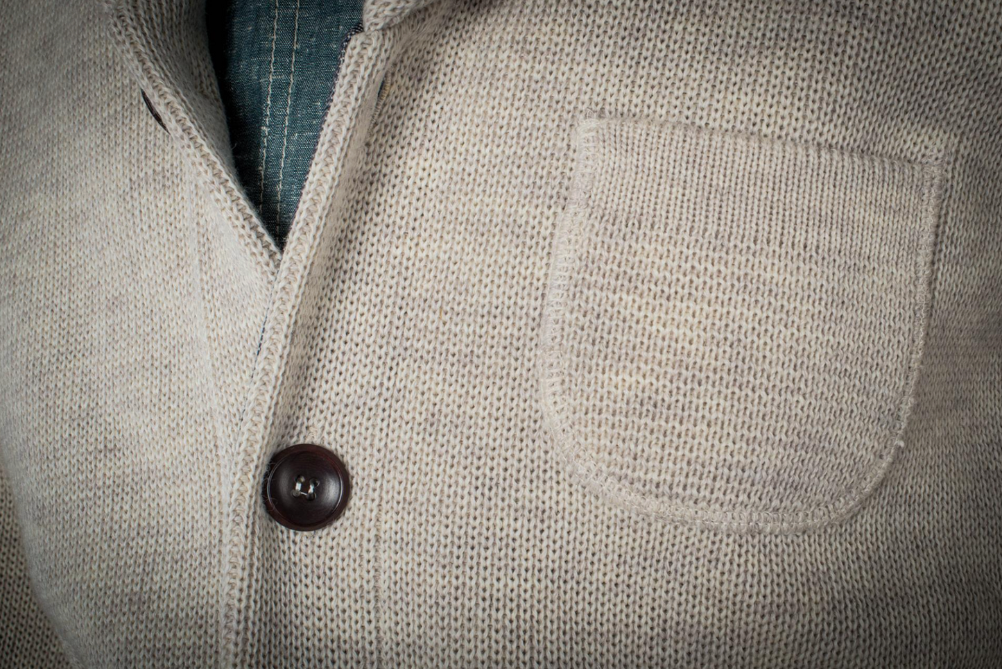 FLEURS DE BAGNE CARDIGAN L'ENFANT DU MALHEUR naturel