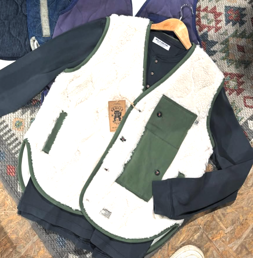 SKULLS MACHINE - Gilet Sherpa