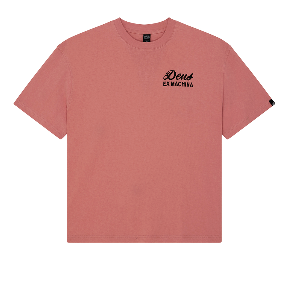 Deus ex Machina - Seoul Sign Tee Lobster Pink