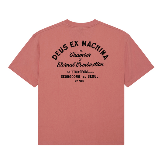 Deus ex Machina - Seoul Sign Tee Lobster Pink