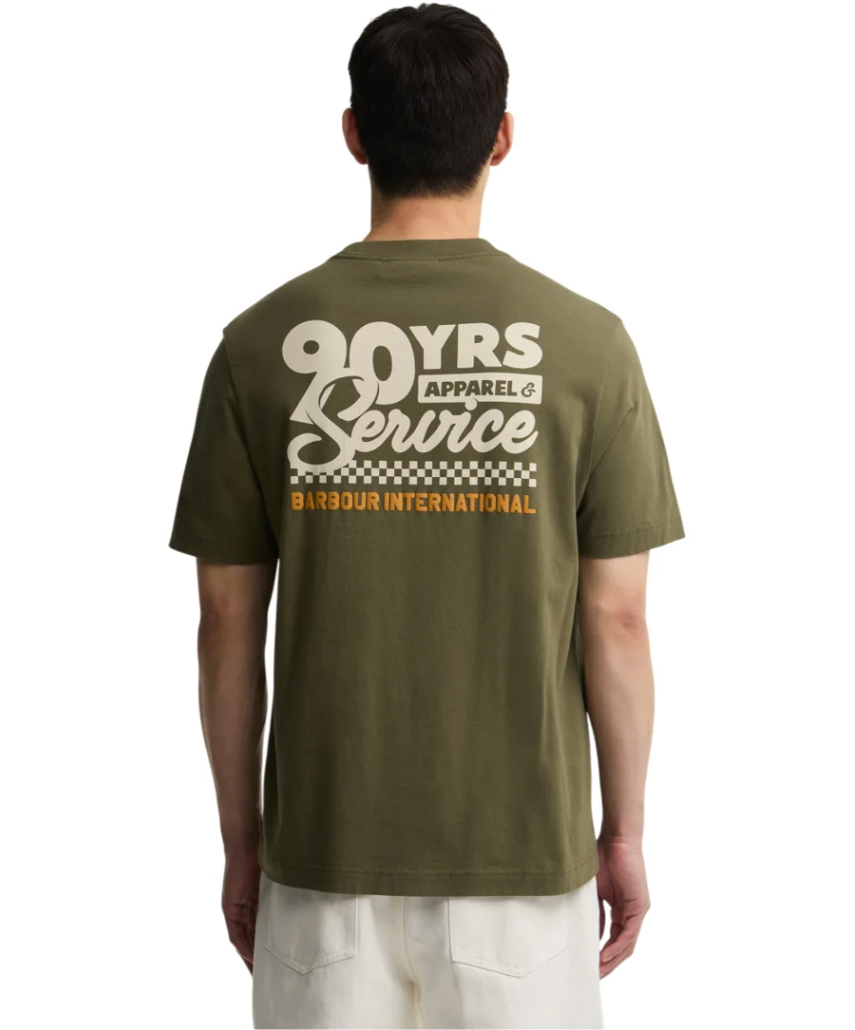 Barbour - HERMAN GRAPHIC T-SHIRT olive