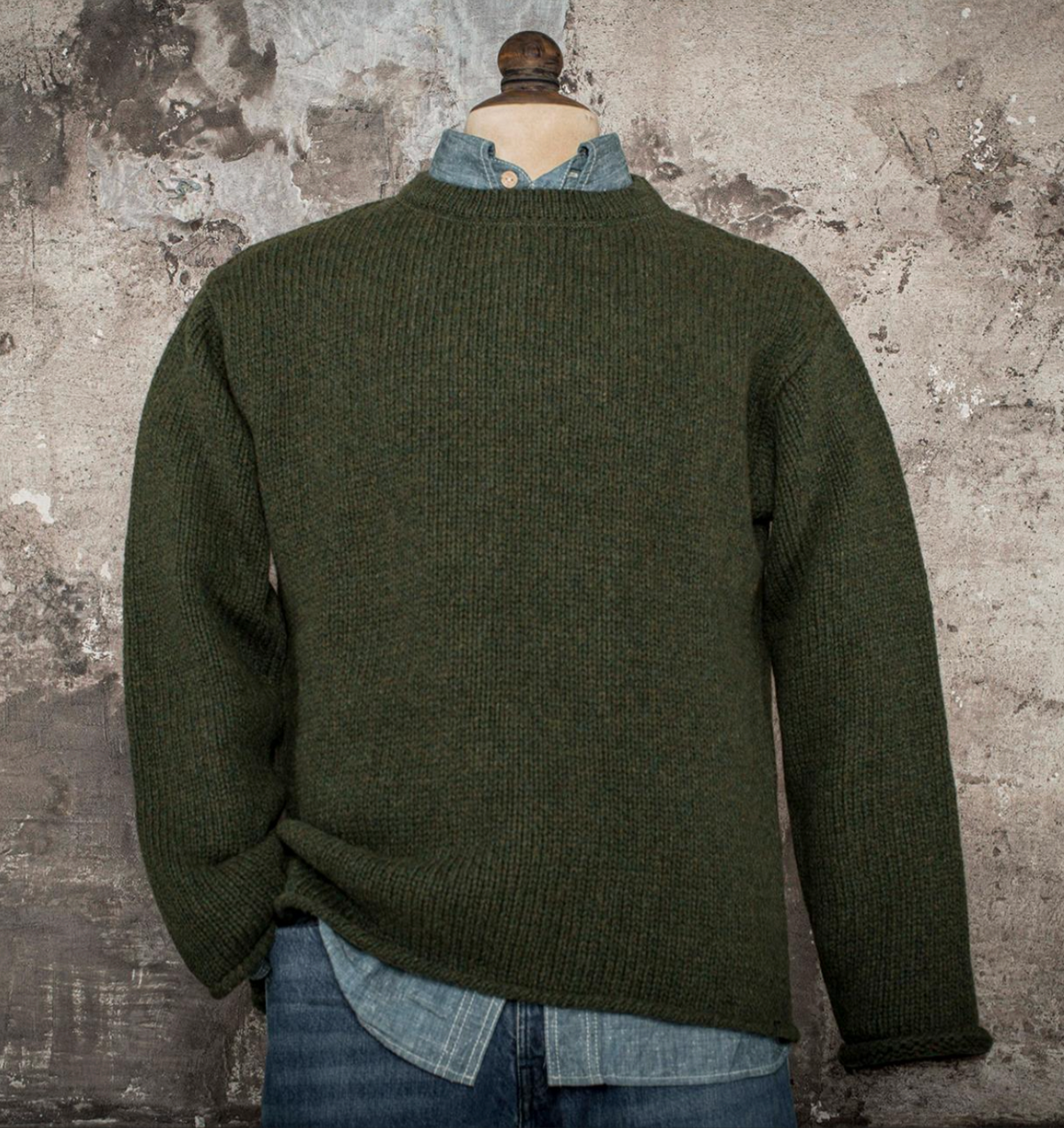 FLEURS DE BAGNE - LE PULL MATAF - KAKI