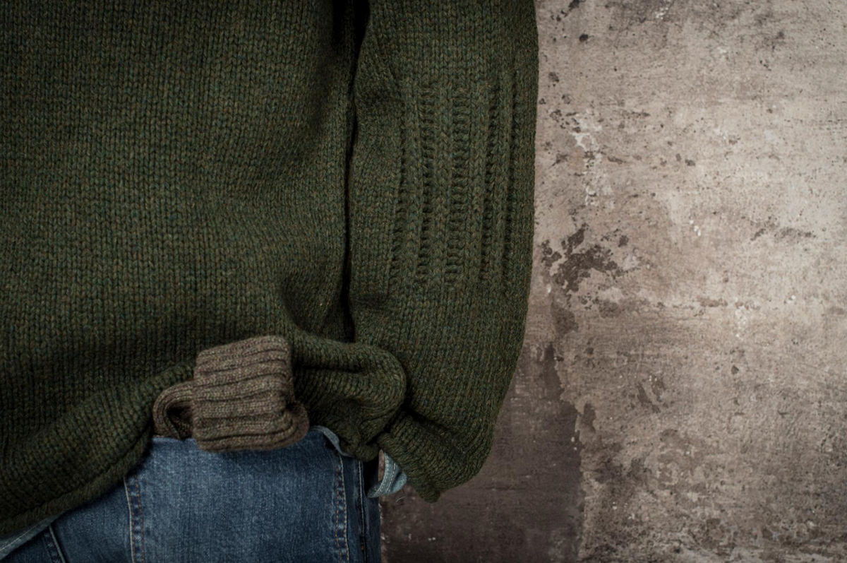 FLEURS DE BAGNE - LE PULL MATAF - KAKI