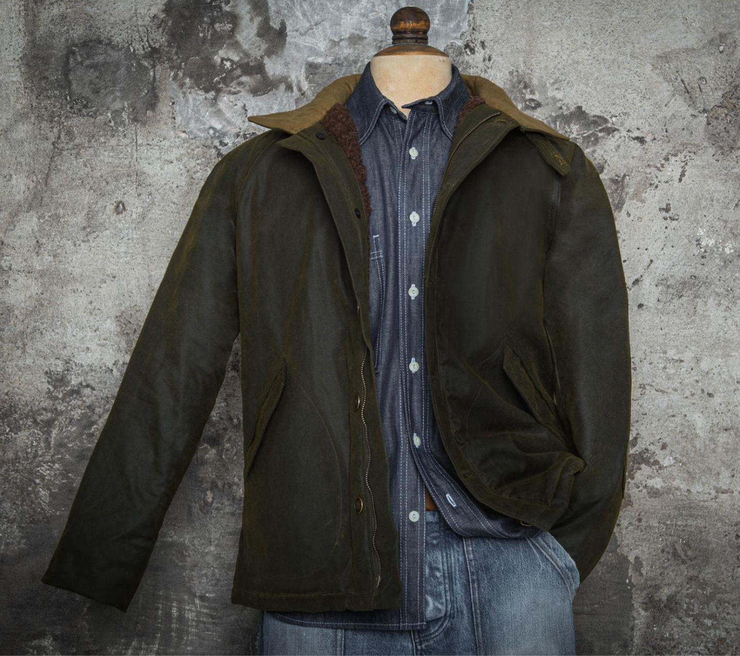 FLEURS DE BAGNE - LE FALOT WINTER "KAKI" WAXED