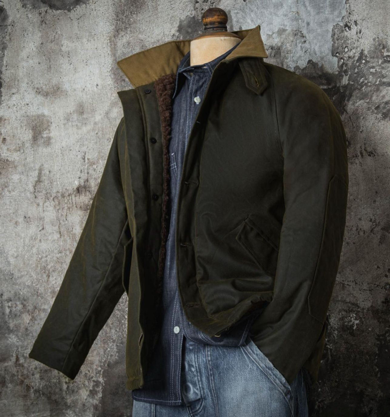 FLEURS DE BAGNE - LE FALOT WINTER "KAKI" WAXED