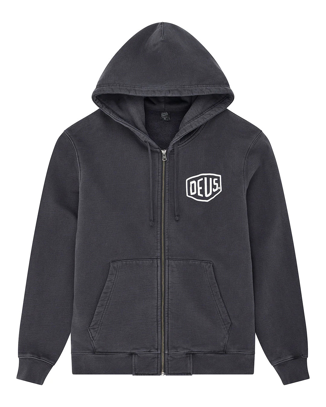 Deus ex Machina - Shield Garment Dyed Zip Hoodie