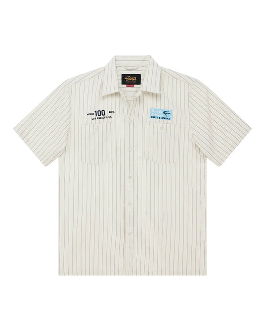 Deus ex Machina - FORECOURT STRIPE Dirty White