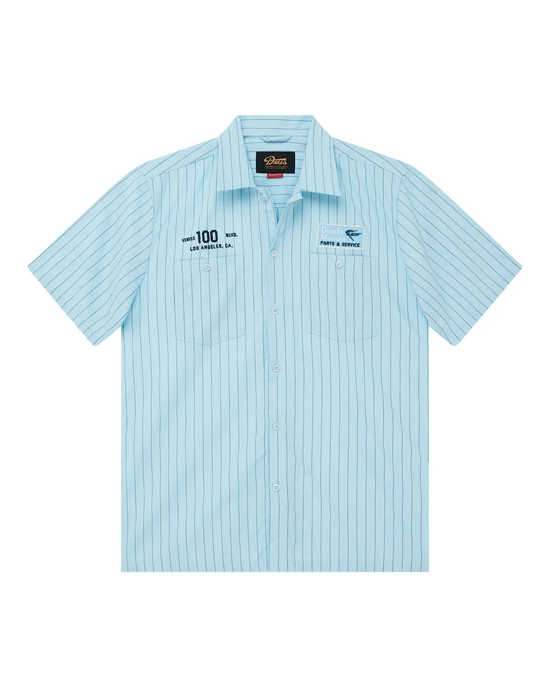 Deus ex Machina - FORECOURT STRIPE Sky Blue